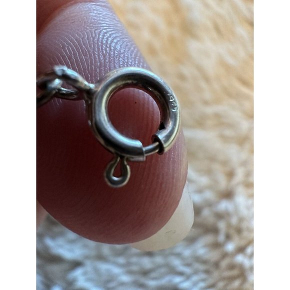 Navajo Mother of Pearl & Sterling Silver 3 Panel Statement Necklace w Feathers - Picture 14 of 14